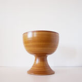 Ceramic cup imitation wood 1970