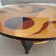 Vintage round coffee table Doug Pringle