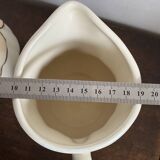 Set of 2 vintage pitchers - 1950 - Barbotine
