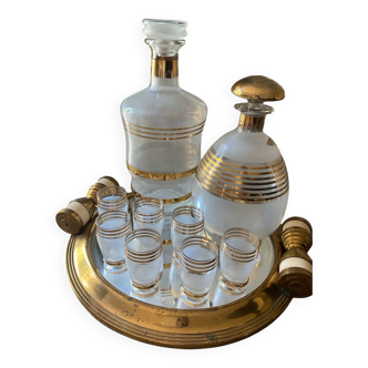 Vintage liqueur service