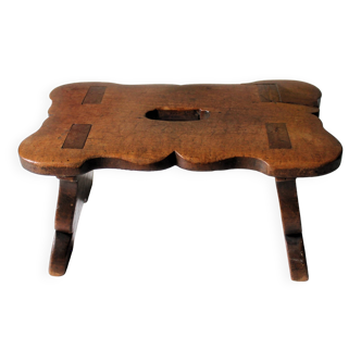 XiXe cherry wood stool