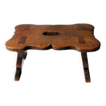 XiXe cherry wood stool