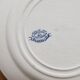6 assiettes plates antiques Gien modèle Marines 1875