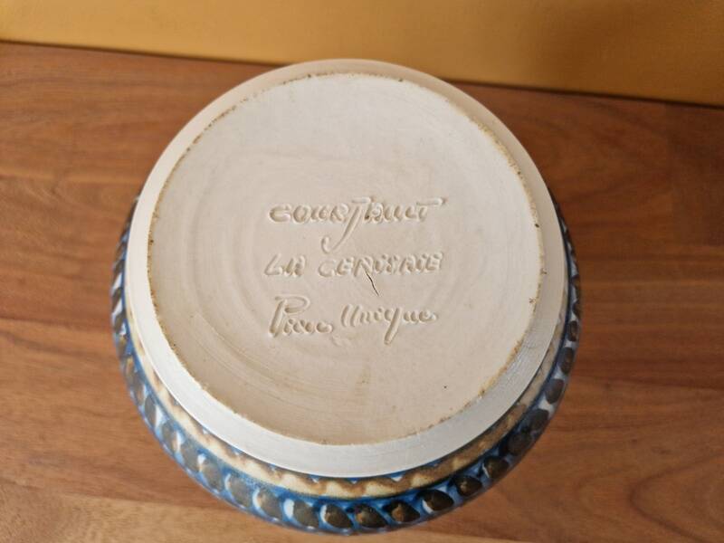 Jean Claude Courjault (Born in 1940) - Ceramic vase, unique piece