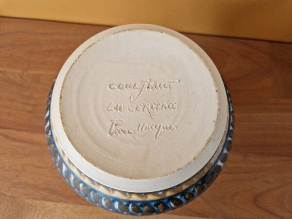 Jean Claude Courjault (Né en 1940) - Vase en céramique, pièce unique