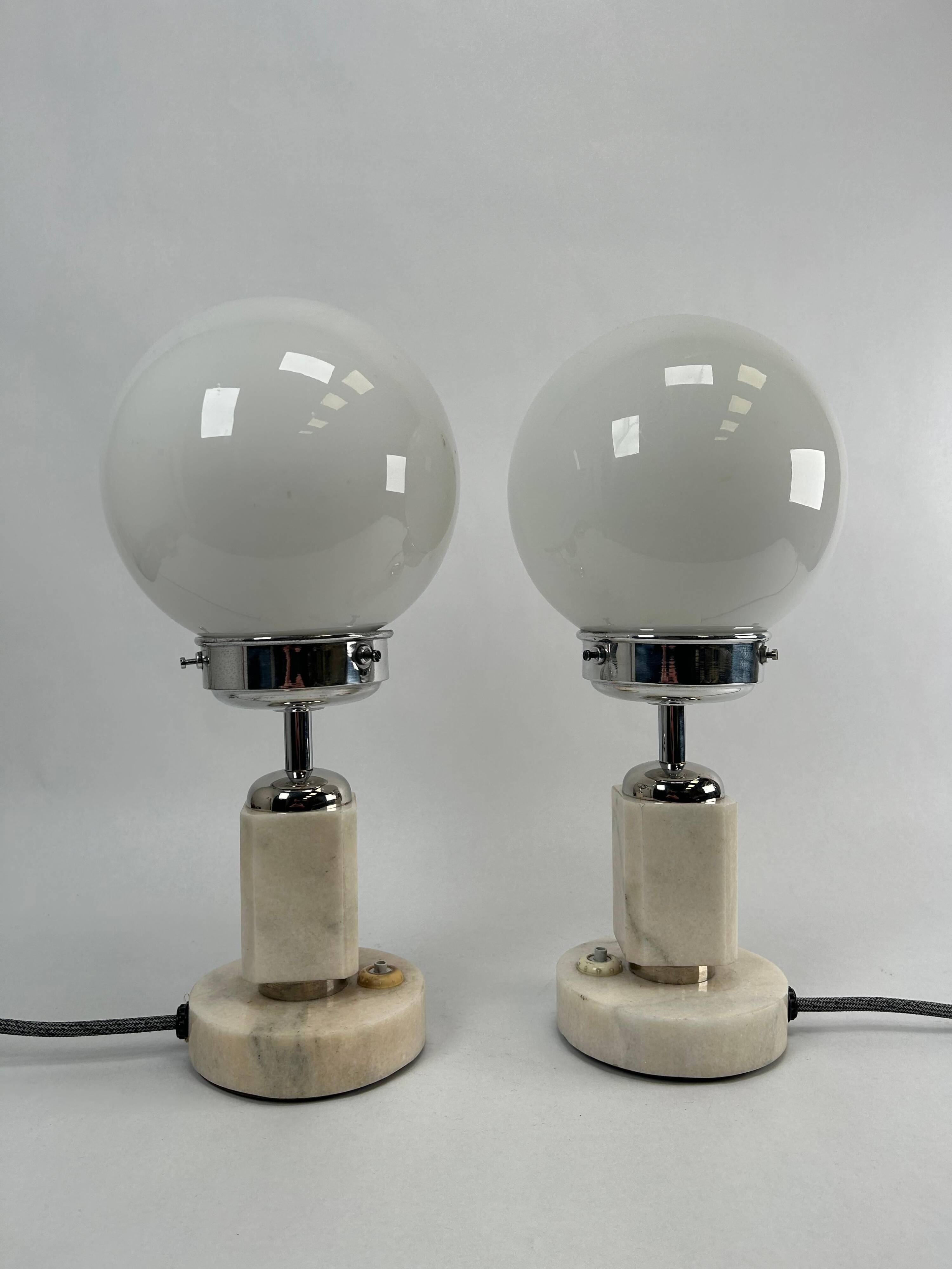 Bauhaus bedside lamps