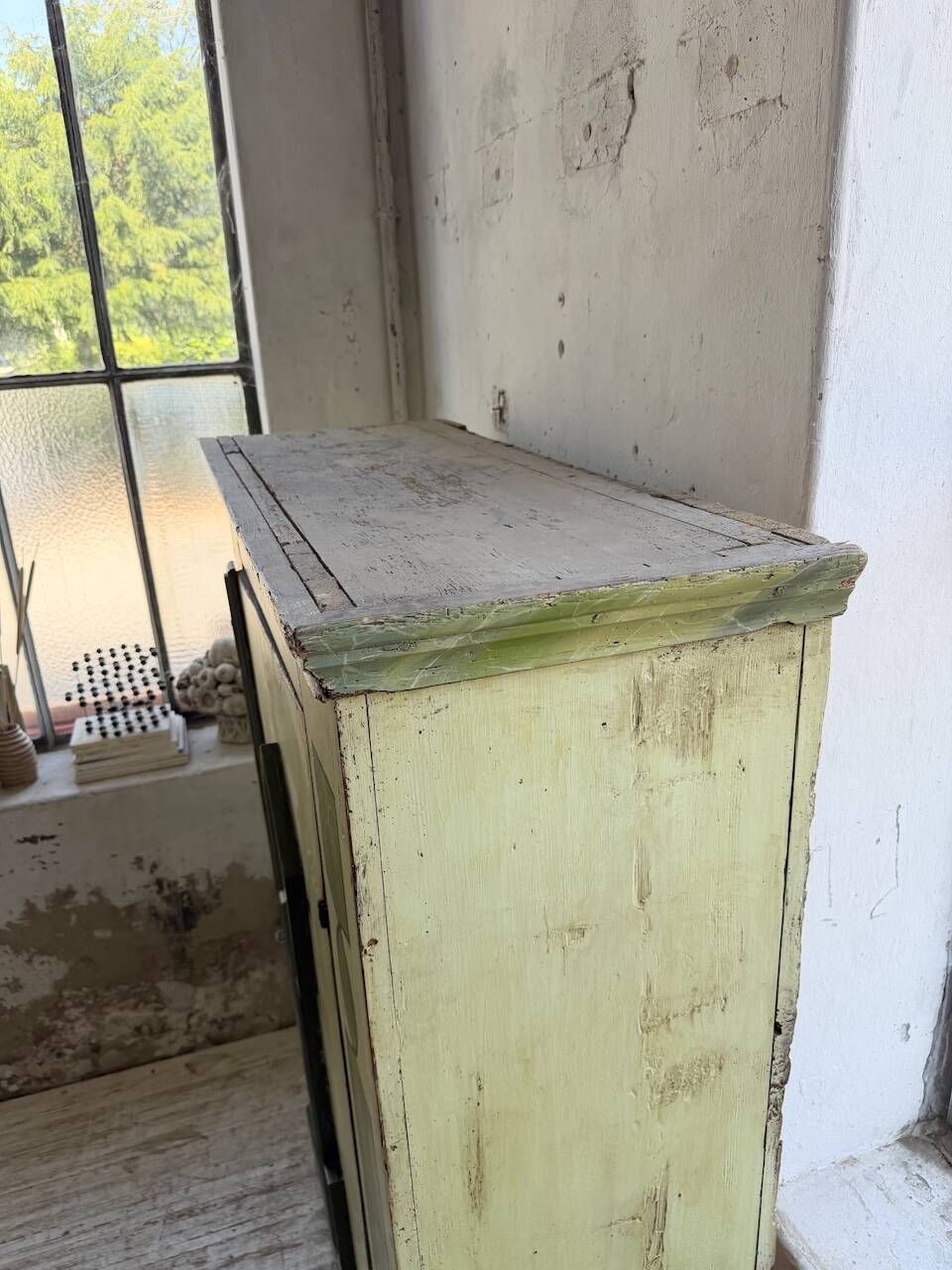 Armoire polychrome alsacienne 1800