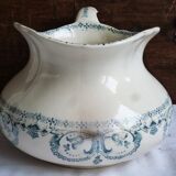 Vintage ceramic bath jug, bath pitcher, bathroom decor.