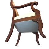 Pair of early 19th century mahogany armchairs