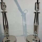 Pair of articulated lamps vintage 1980s industrial design