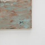 Oil painting on canvas by Delas, circa 2000