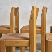 6 dining chairs by Luigi Gorgoni for Roche Bobois