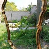 Golden mirror - 70x40cm