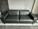 Black leather 3-seater sofa Roche Bobois
