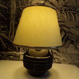 Black opaline ball lamp 1930