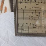 Silver metal frame