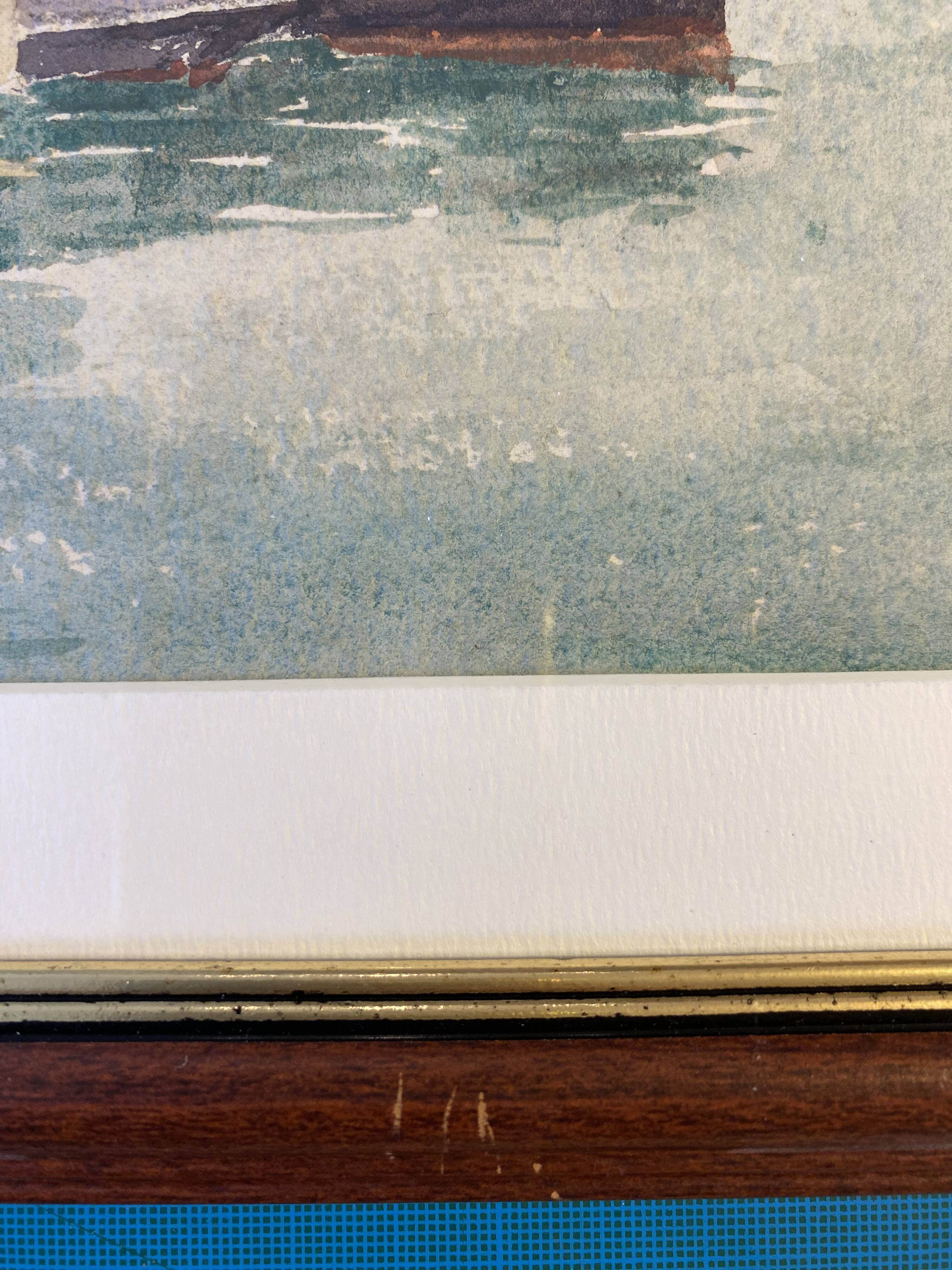 Old painting, Marine circa 1950/1960