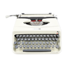 Beige typewriter Underwood 18 vintage revised nine Ribbon