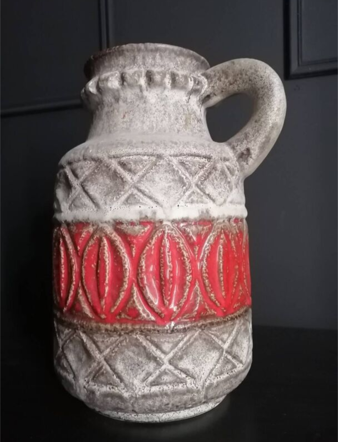 Brutalist vase West Germany 50s 60s