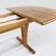 Vintage Danish extendable dining table solid wood Holstebro Mobilfabrik