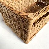 Vintage wicker trunk