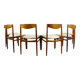 Set of 6 vintage diningchairs by Lübke (Interlübke), Germany 1960s