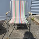 Pair of foldable camping chairs