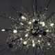 Chandelier "Metropolitan" Met Starburst by Grand J. & L. Lobmeyr, an extremely rare piece.