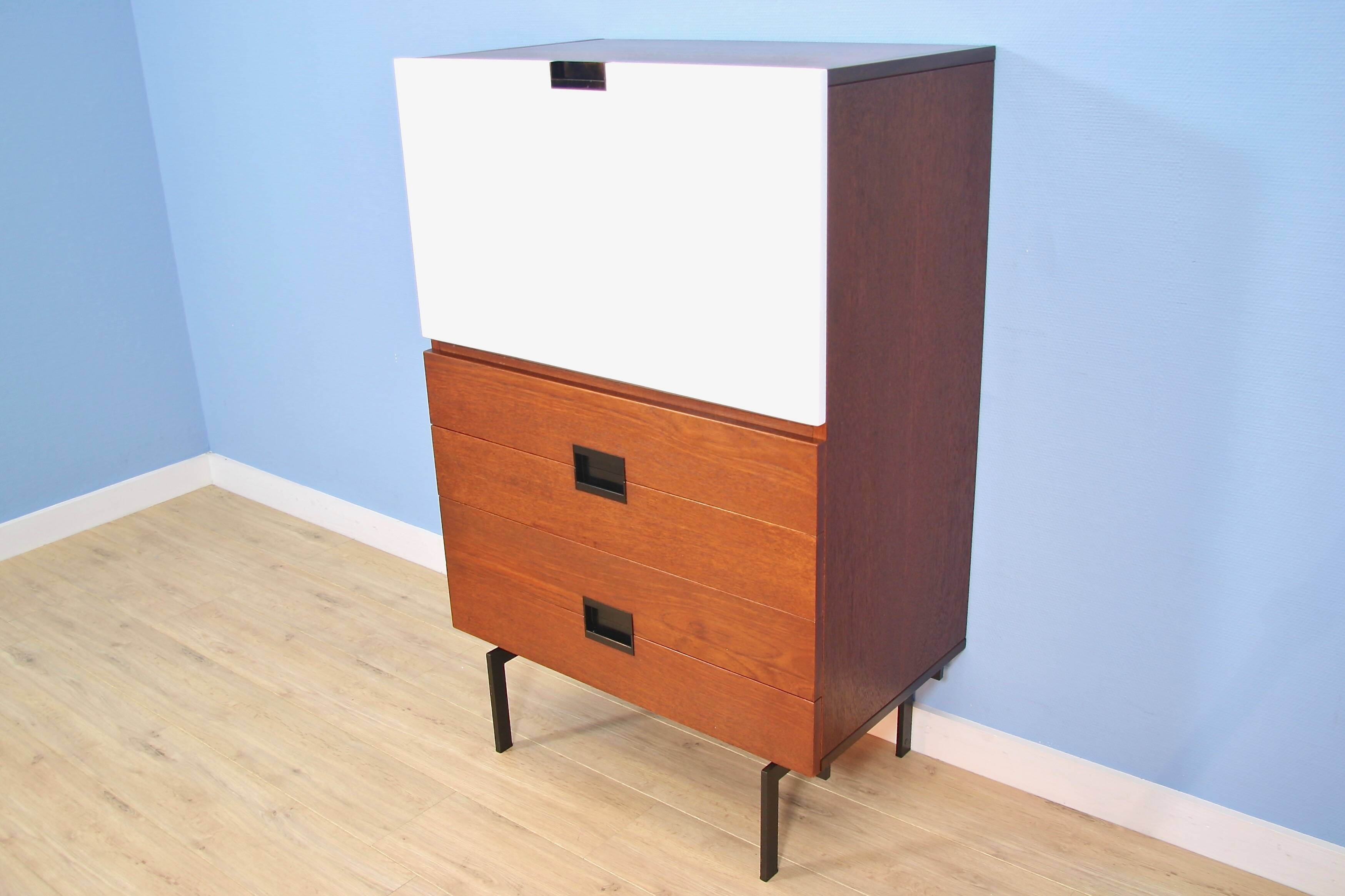 Dutch CU07 cabinet in teak, Japanese series, Cees Braakman for Pastoe, 1950