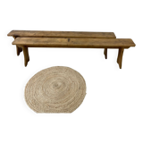 Pair of farm benches