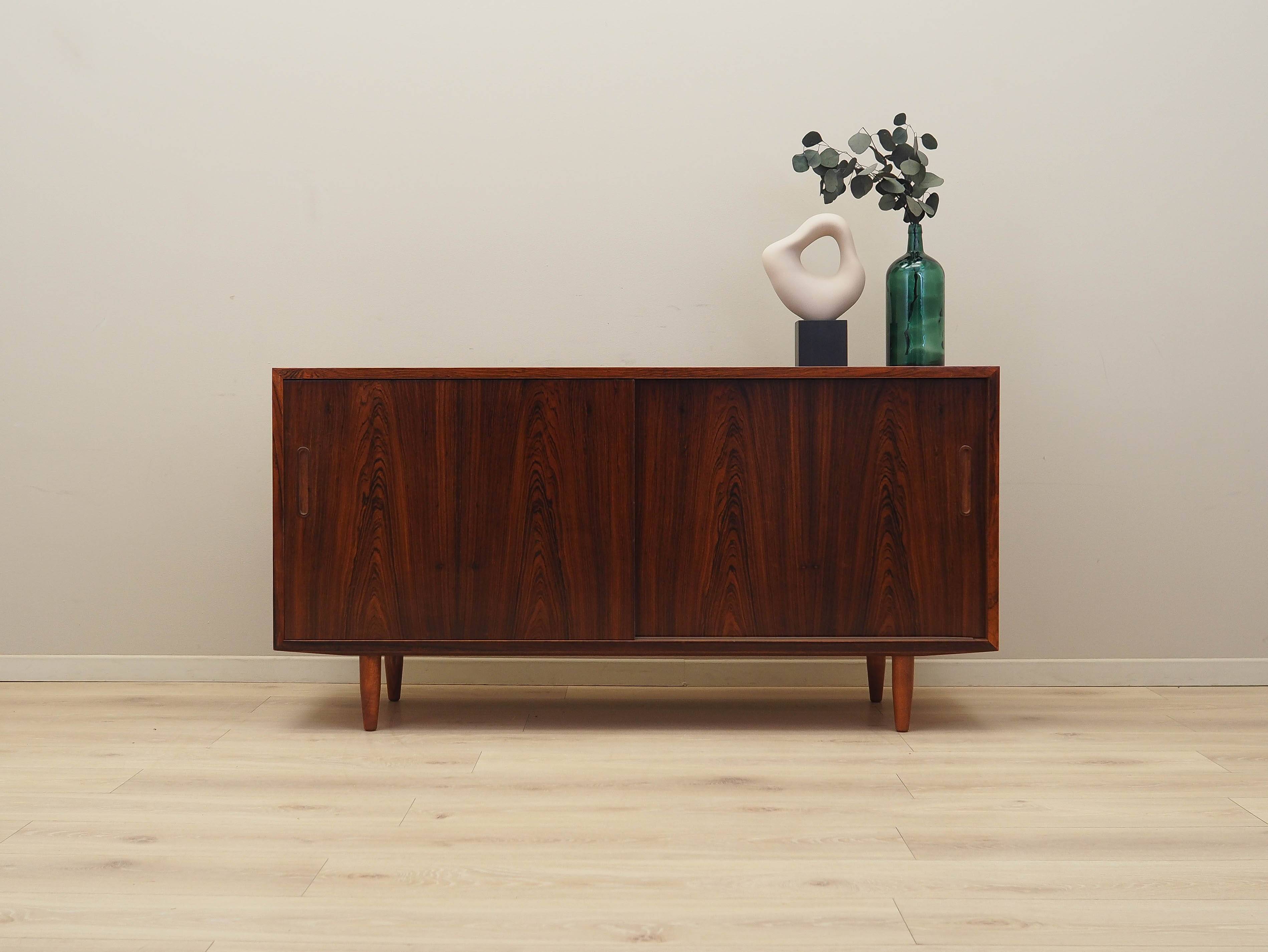 Rosewood cabinet, Danish design, 1970s, manufacturer: Hundevad