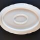 White porcelain oval dish around 1900 35 x 24 cm
