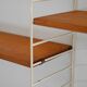 1960s Scandinavian Wall Shelving System in Fir