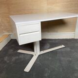 White melamine desk published by Roche&Bobois around 1970.