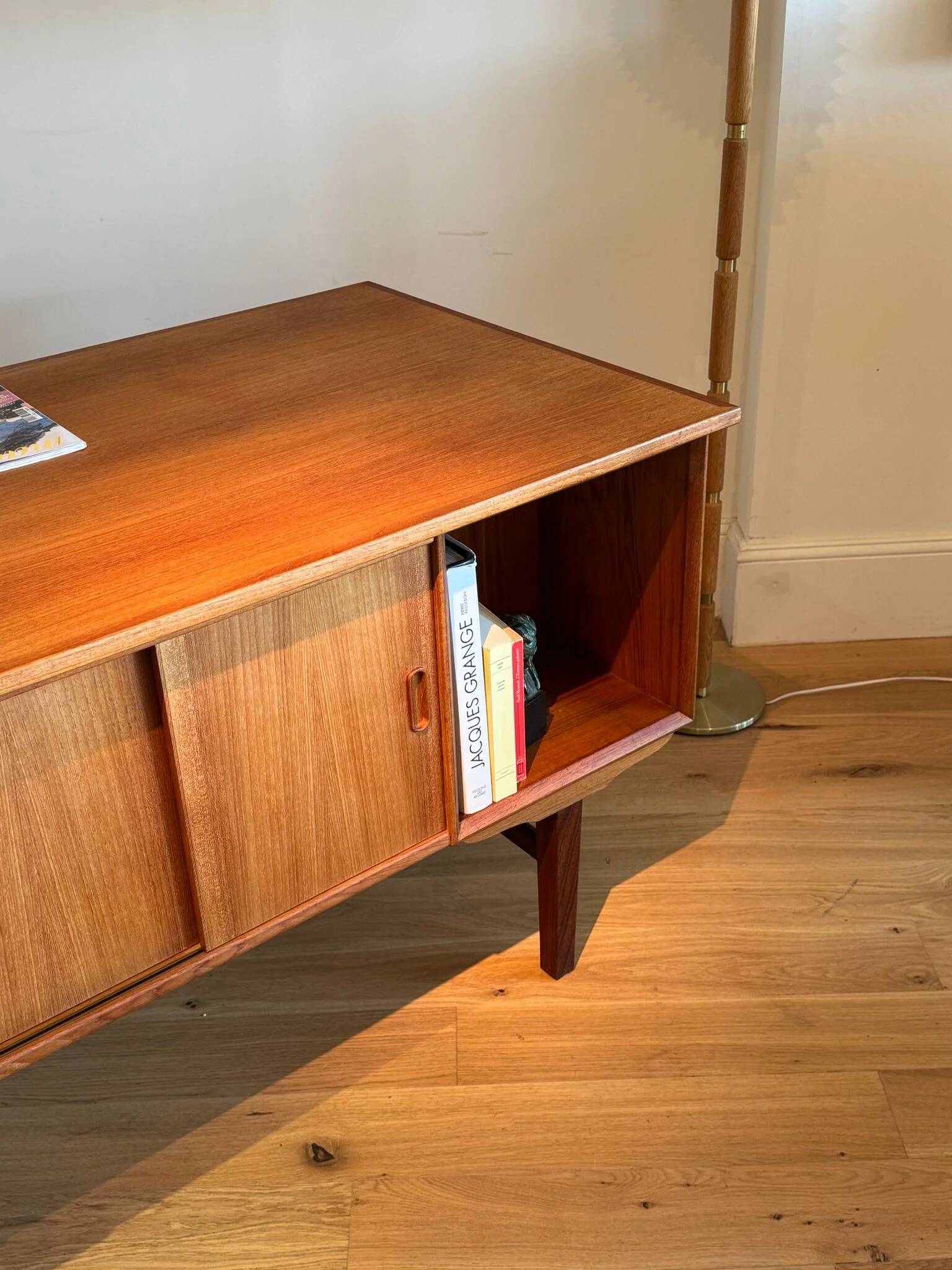 Vintage Scandinavian oak desk "Karl"