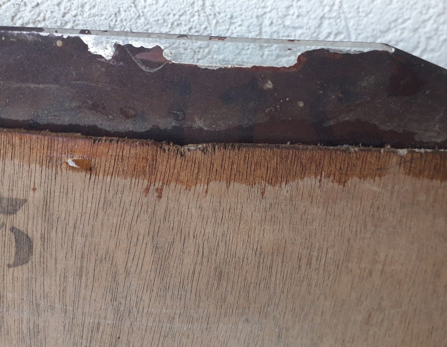 Miroir années 60 bois