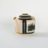 Stoneware teapot, Danish design, 1960s, manufactured by Okela
