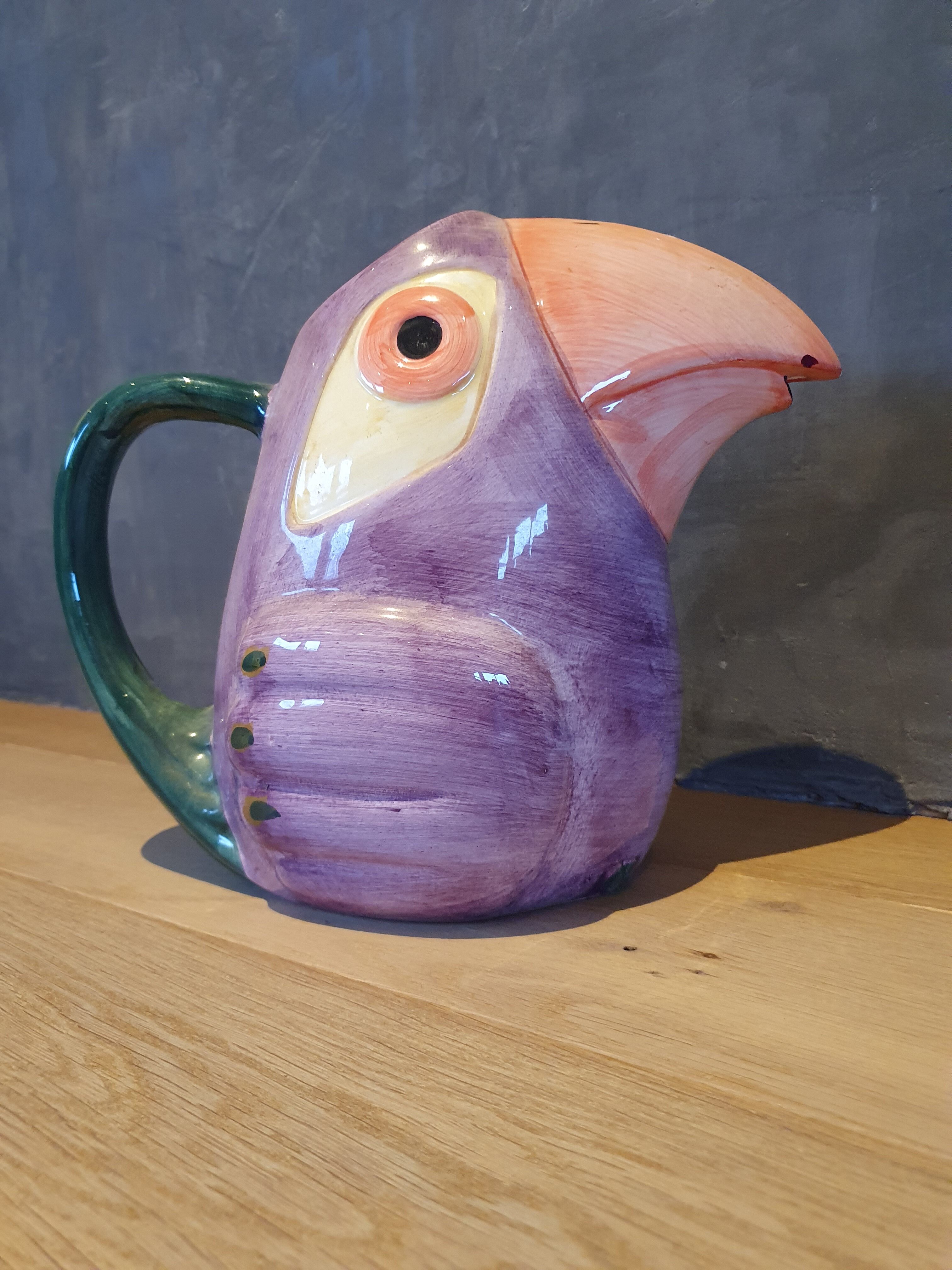 Toucan water pitcher