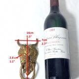 Satyr Head Knocker in Gilt Bronze