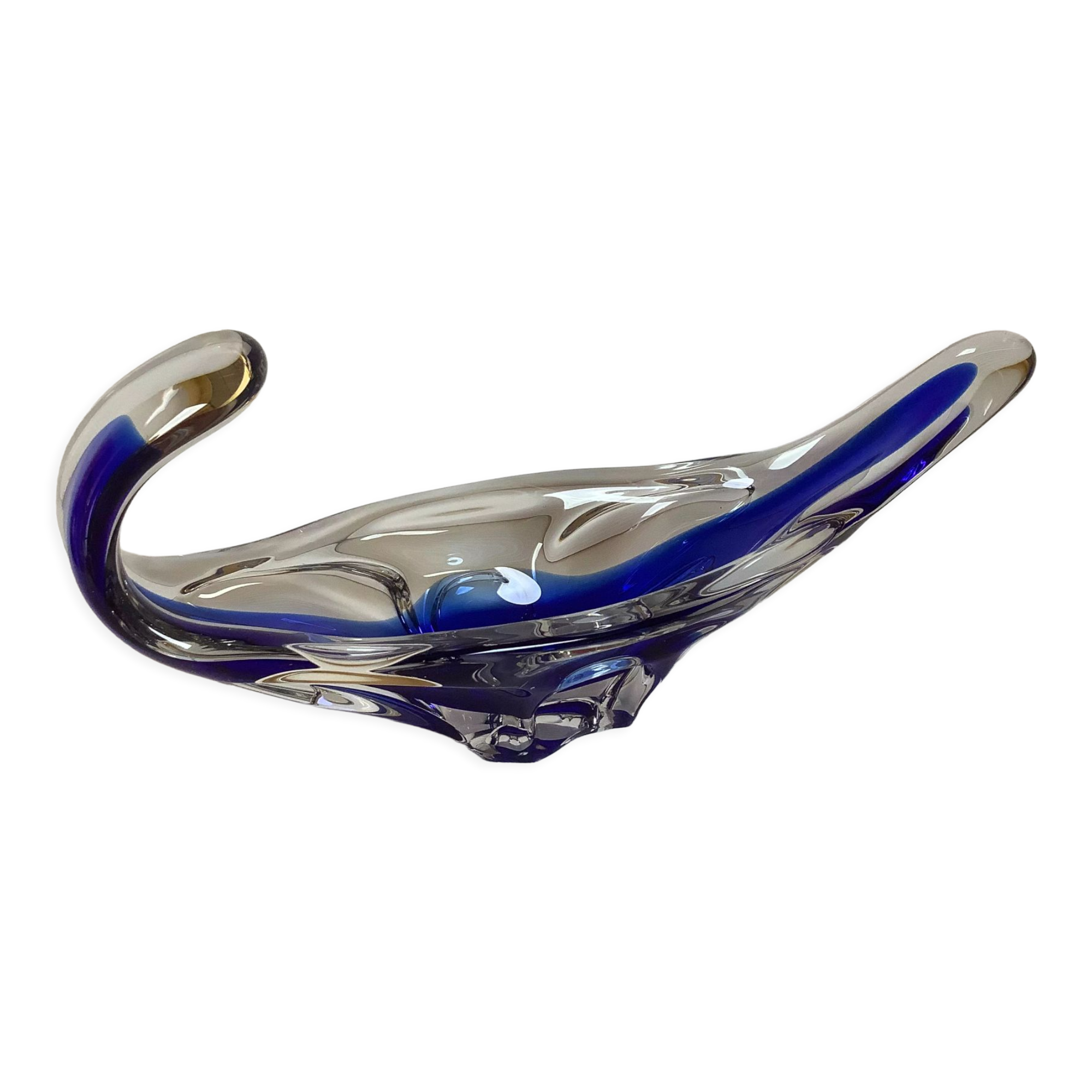 Bayel crystal cobalt blue cup