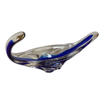 Coupe bleu cobalt cristal bayel