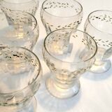 Set of 6 small aperitif glasses