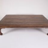 Imposing “Kang” coffee table known as opium table, China.