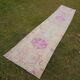 Vintage Turkish hallway rug 74x399 cm