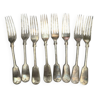 Lot of 19th century forks