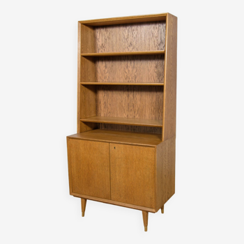 Mid-century swedish oak shelf, 1970s