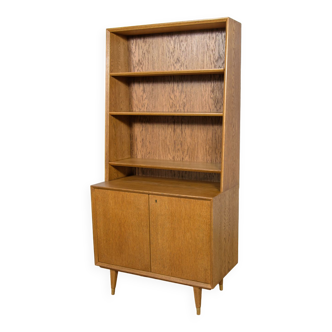 Mid-century swedish oak shelf, 1970s