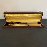 Service à gigot couteau et fourchette en inox