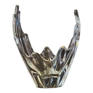 Coupe en cristal Daum vide poche