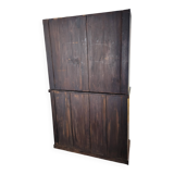 English mahogany desk bookcase